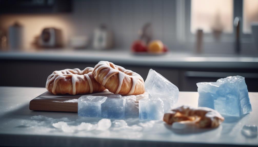 freezing christmas kringle dessert