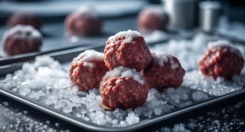 freezing homemade meatballs safely