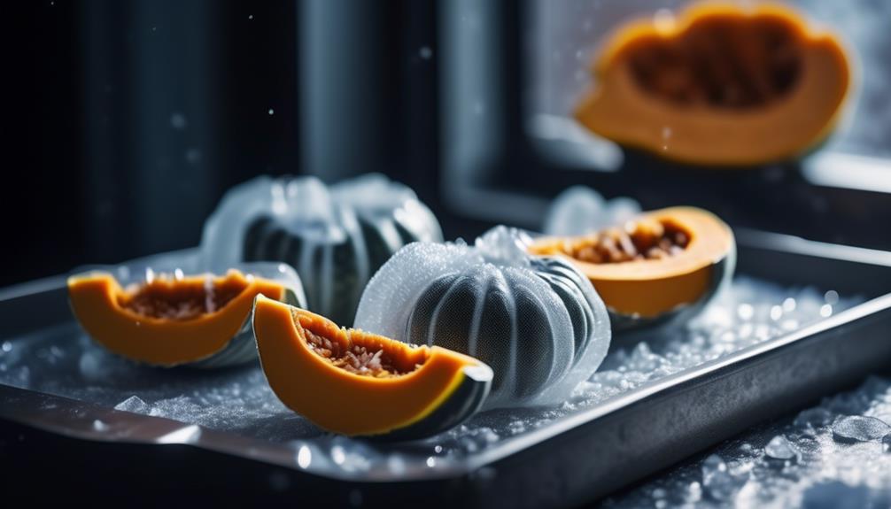 freezing kabocha squash guide