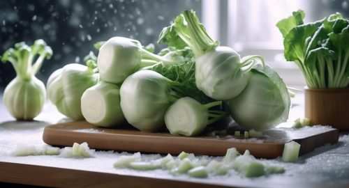 freezing kohlrabi step by step