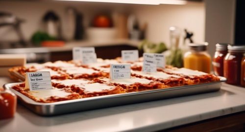 freezing lasagna for preservation