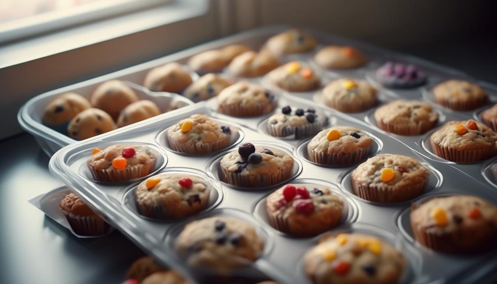 preserving freshly baked muffins