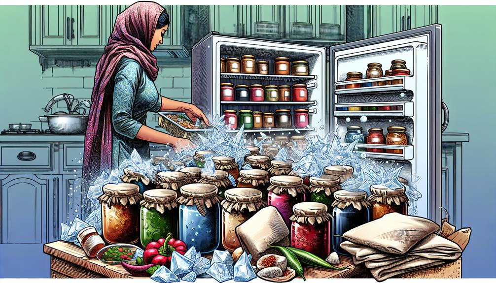 preserving jam with freezing