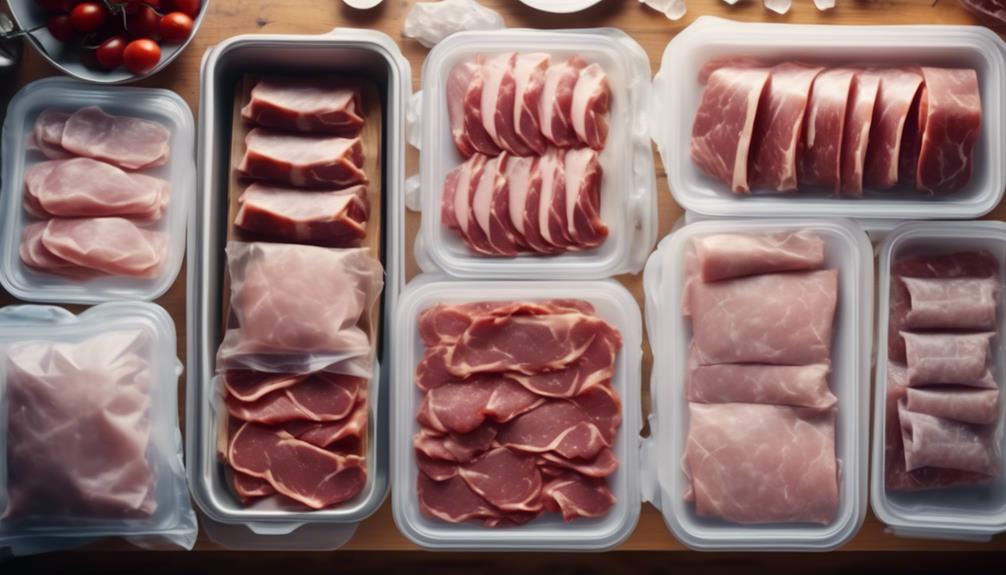 preserving lunch meat with freezing