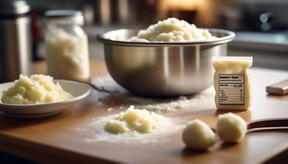 preserving mashed potatoes for later