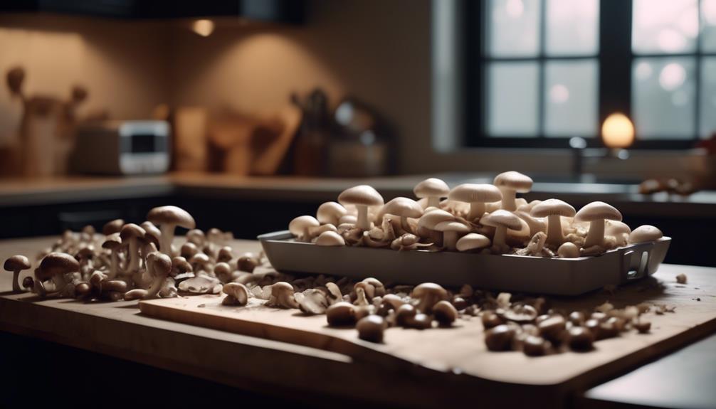 preserving mushrooms through freezing